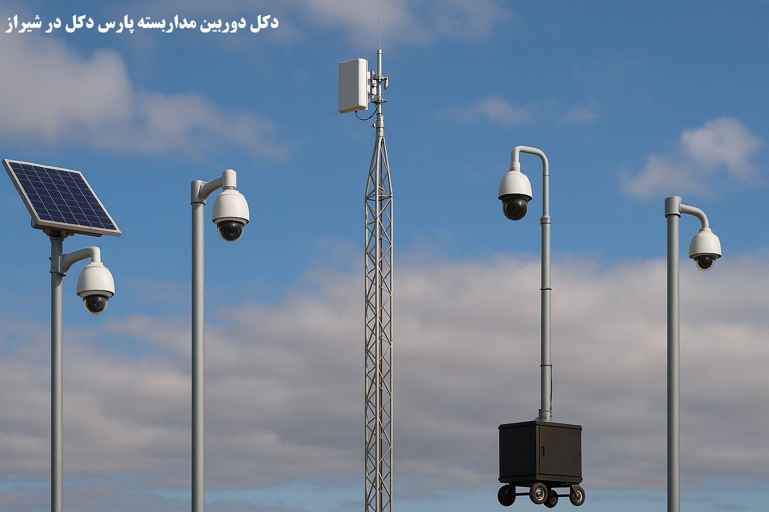 دکل دوربین مداربسته | دکلCCTV