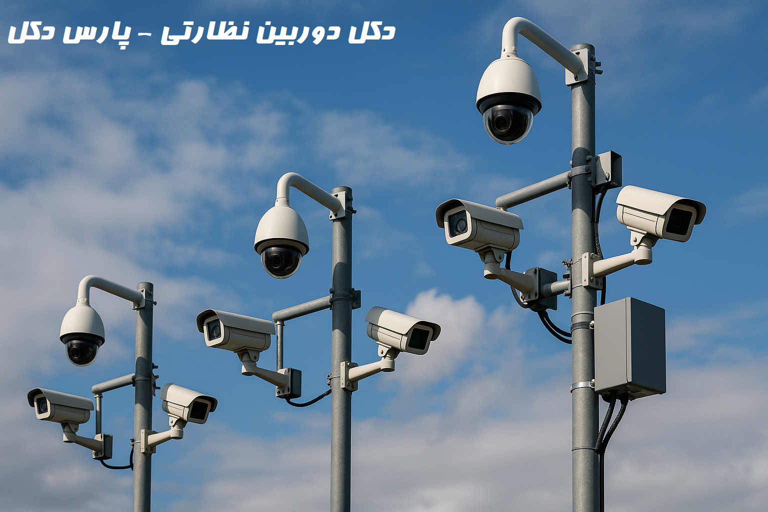 دکل دوربین نظارتی
